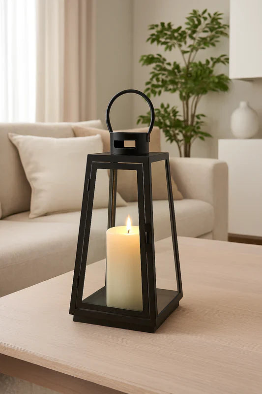 LANTERNA- Ljuslykta svart