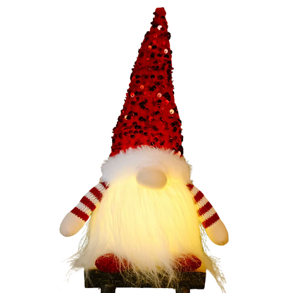 GNOME- Dekorationstomte med LED ljus