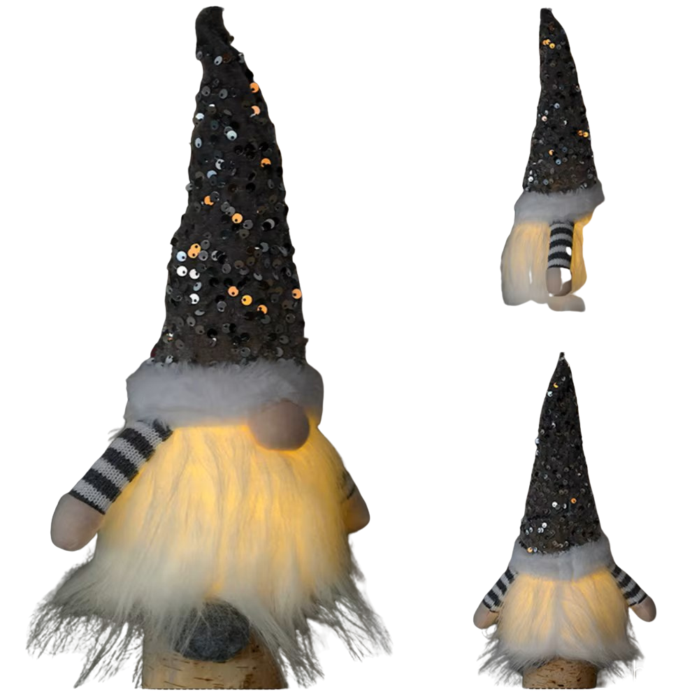 GNOME- Dekorationstomte med LED ljus